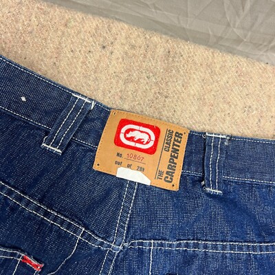 Vintage Ecko Unltd Jeans Mens 32x34 Blue 2000s Y2K Carpenter