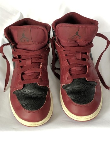 burgundy red jordans