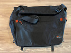 Lowepro Messanger Bag Laptop Computer 17" x 13" Black and Orange