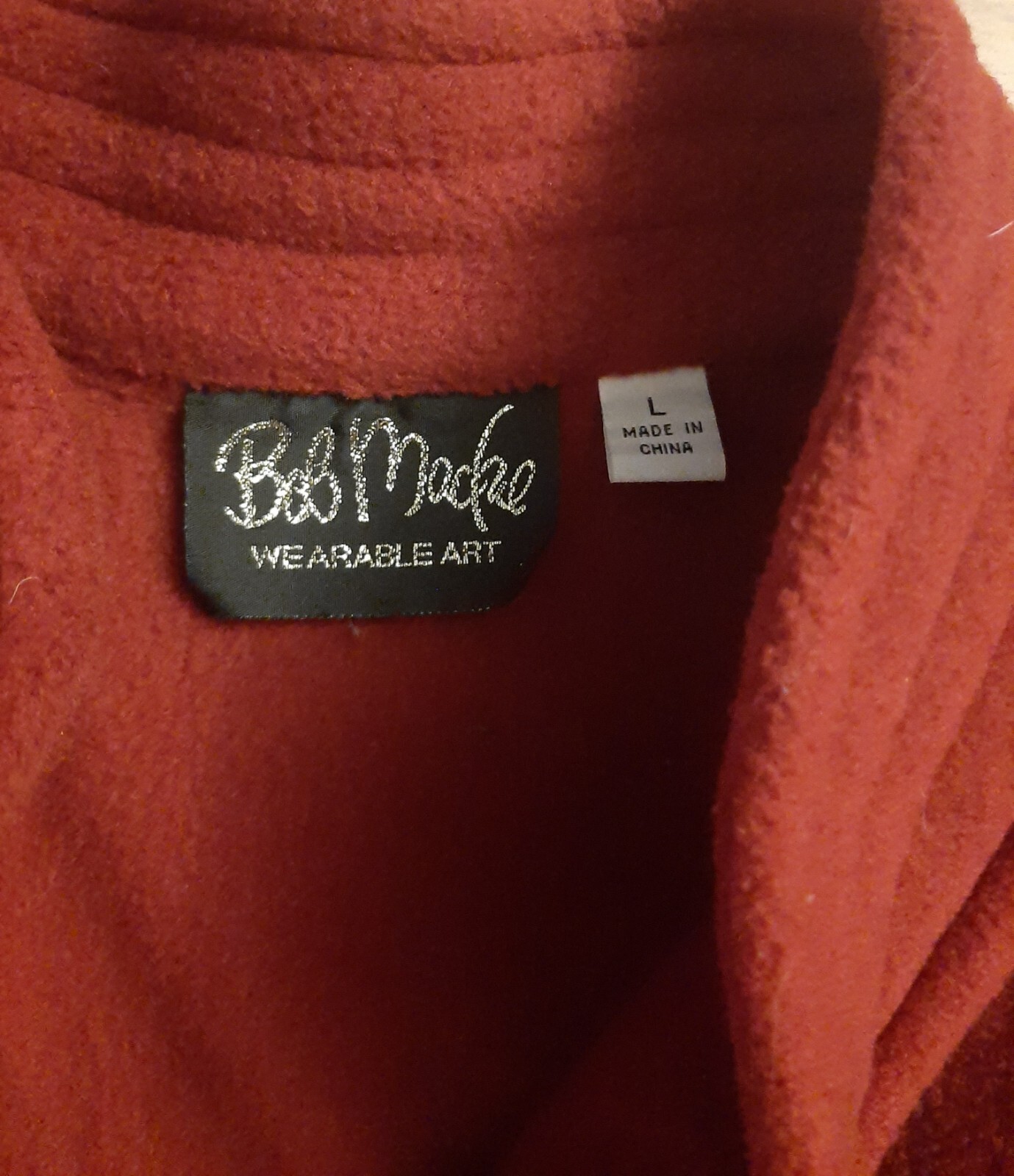 bob mackie wearable art jacket large - image 3