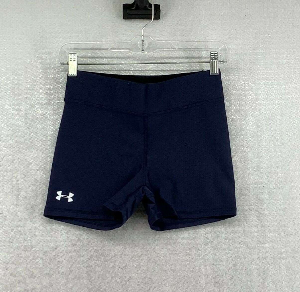 Under Armour Womens Regular Activewear Navy Blue Compression Shorts Size  Medium 193444452389 | eBay