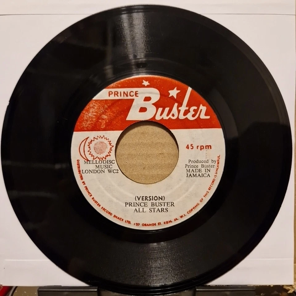 Misprint Prince Buster Dennis Alcapone - Guns Don't Argue 7" Vinyl Record VG - Image 4 of 4