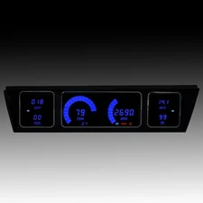 1977-1990 Impala/Caprice LED Direct Replacement Gauge Cluster, Blue LEDs