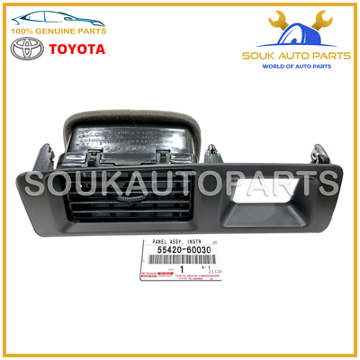 55420-60030 Genuine Toyota PANEL ASSY, INSTRUMENT CLUSTER FINISH 55420-60030 Genuine Toyota PANEL ASSY, INSTRUMENT CLUSTER FINISH