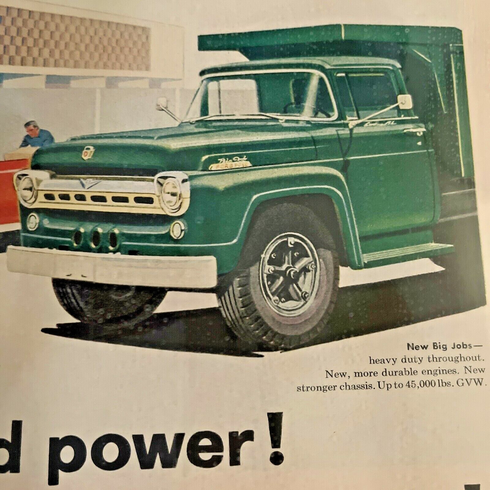 1957 Ford Pickup Styleside Ranchero Tilt Cab Truck Ads 2 pages | eBay