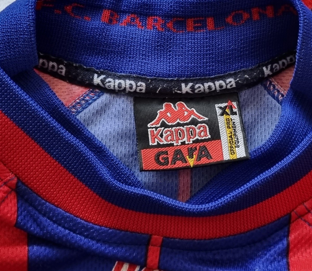 Barcelona 1997 - 1998 Home football Kappa shirt #4 Guardiola size