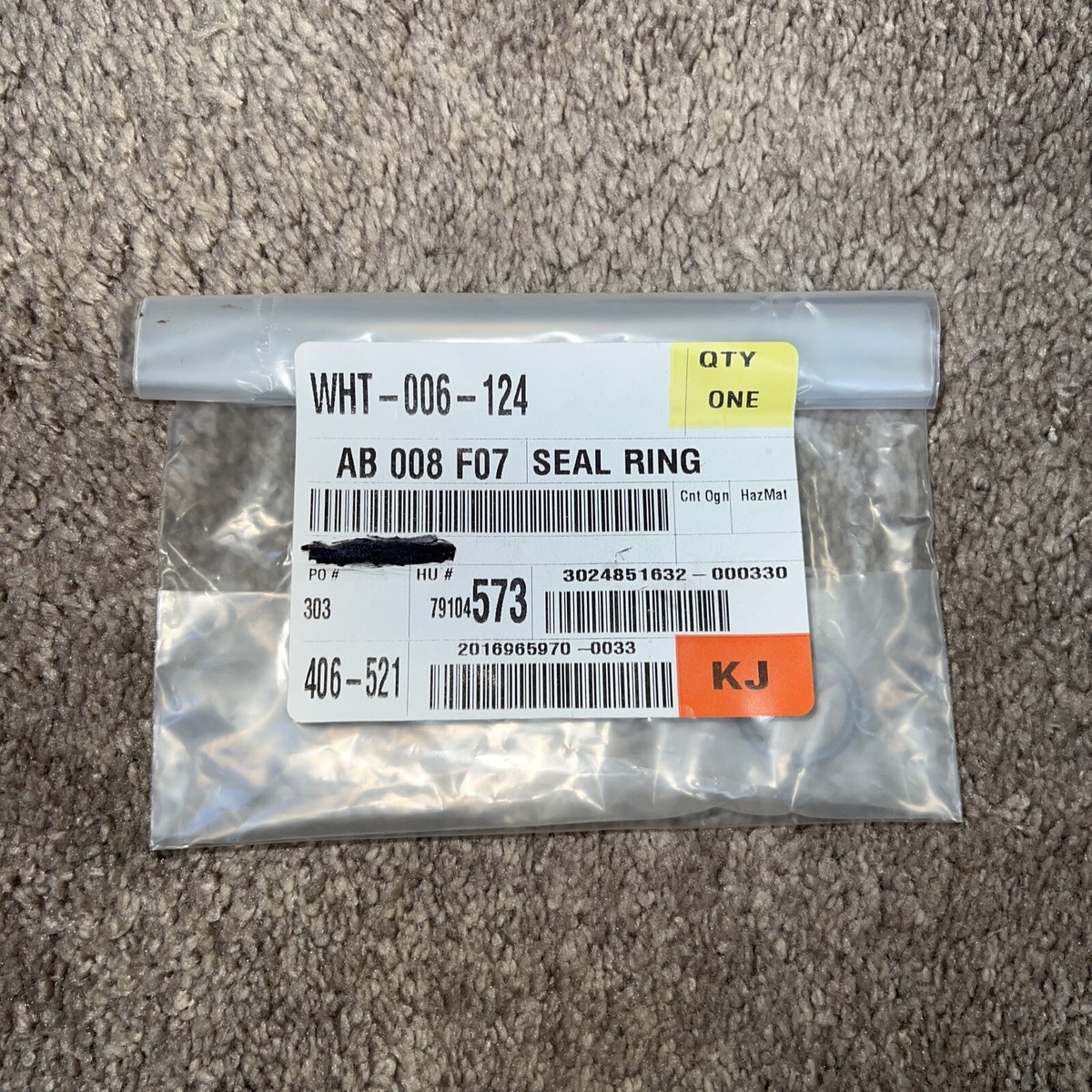 Genuine Volkswagen Water Inlet Pipe O-Ring WHT-006-124 | eBay