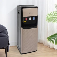 Bottom Loading Water Cooler Dispenser, 500W Hot & Cold Water Floor Standing