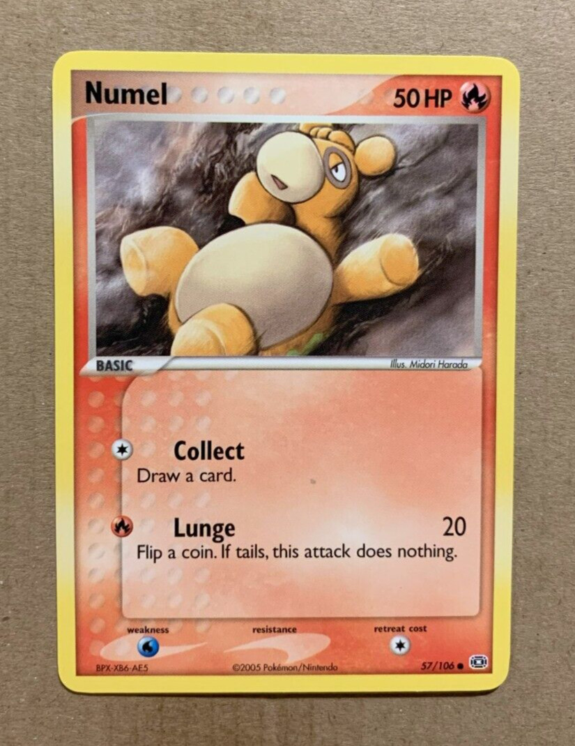 Numel 57/106 EX Emerald - Common Pokemon Card - NM/Mint