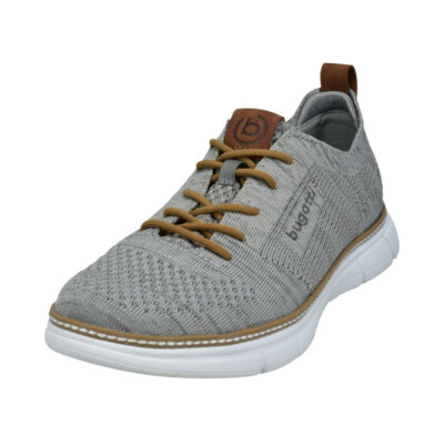 Bugatti Herren Sneaker Sneakers Schnürschuhe Halbschuhe Schuhe grau ASR01