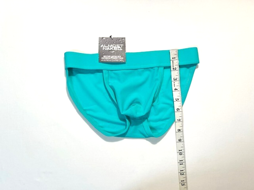 Andrew Christian Size S Polyamide/Nylon Blend Pique Brief - Light Green - Pouch - Picture 4 of 10