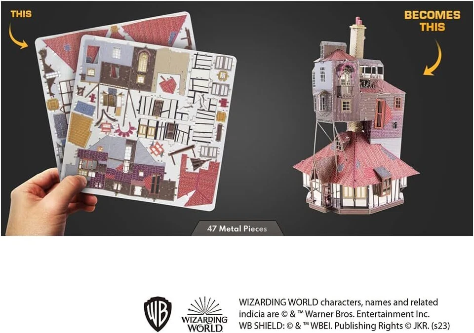 Tenyo Metallic Nano Puzzle Harry Potter The Burrow - Image 2 of 2