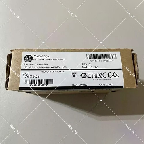 1PC AB 1762-IQ8 MicroLogix 1200 8 Point Sink/Source Input Module Free Shipping - Picture 3 of 5