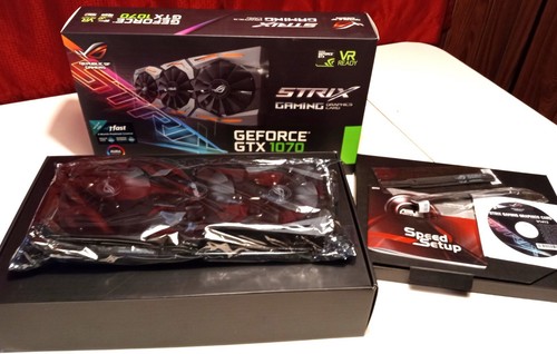 ASUS GeForce GTX 1070 8GB GDDR5 PCI Express 3.0 Video Card STRIX-GTX1070-8G GAME