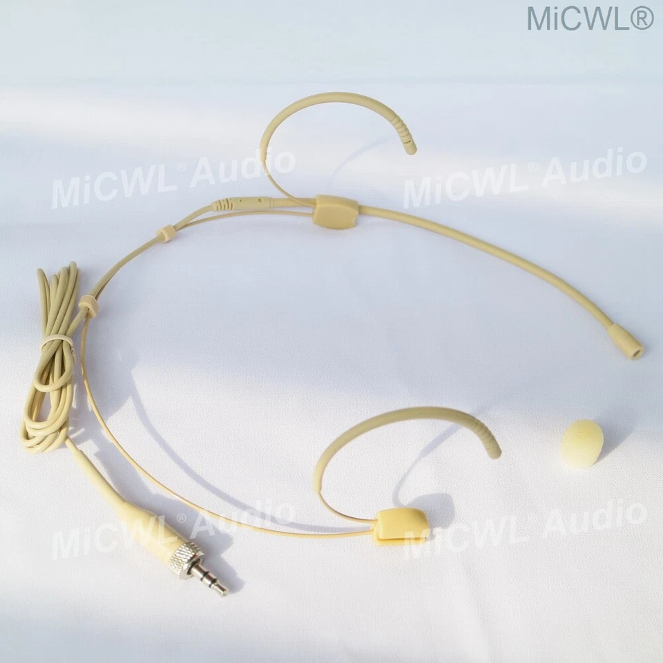 Headband Hook Wearing Microphone for Sennheiser G2 G3 G4 Wireless BeltPack 3.5mm - Image 2 of 4