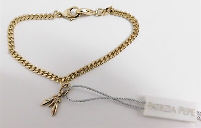 New Patrizia Pepe Fly Gold Chain Bracelet