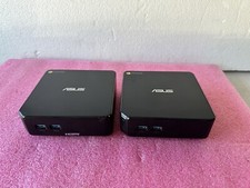 2 ASUS Chromebox CN60 Intel Celeron 2955U 1.4GHz 2GB RAM 16GB SSD W/ Charger,