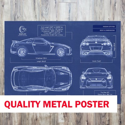 Nissan r35 blueprint
