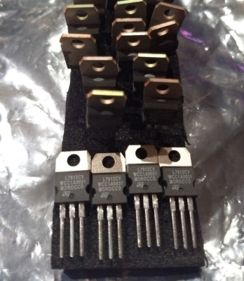 Qty 10-STMicroelectronics L7912CV-Negative Linear Voltage Regulators 12V, 1.5A