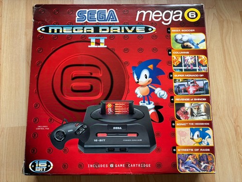Sega Mega Drive II Mega 6 Console, ULTRA RARE MINT COLLECTOR CON + 6 Games, Pal - Picture 2 of 23