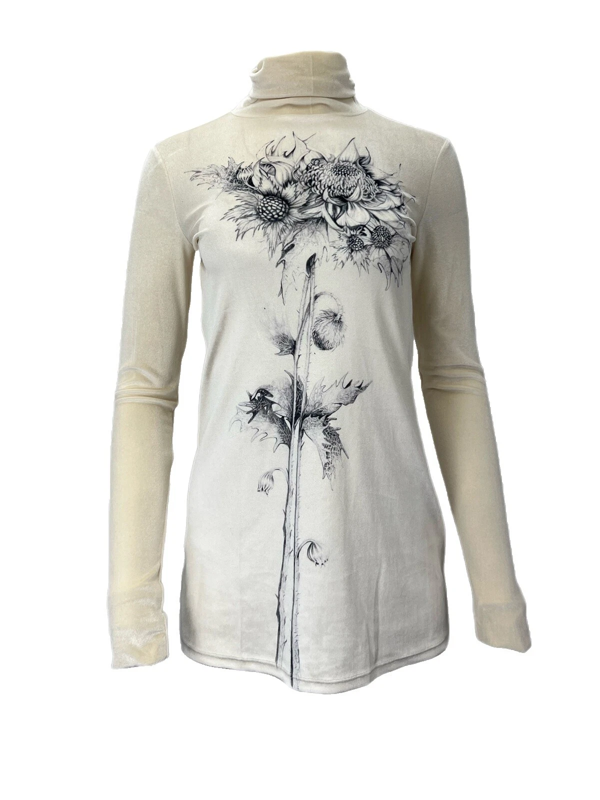 Polyester Floral Sweaters for Women