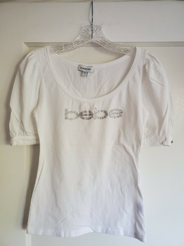 Bebe Logo Tops Gem Bebe Logo Tops Gem