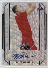 2021-22 Leaf Metal Silver Wave Bryce McGowens #BA-BM1 Auto tm7