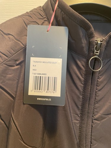 RAPHA Herren SCHWARZ Transfer Thermo Weste Fahrradweste Größe Medium Neu mit Etikett - Bild 4 von 22
