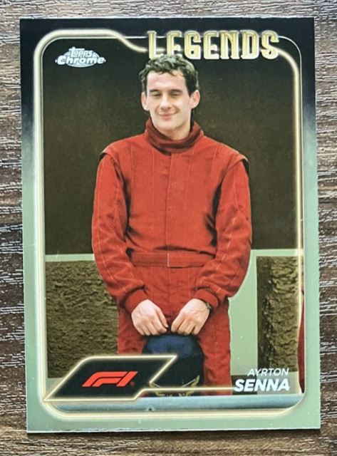 Ayrton Senna #193 Legends - 2024 Topps Chrome Formula 1 F1 Racing Card CLEAN NM