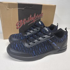 KR Strikeforce Men's Flyer Mesh Lite Black/Royal Bowling Shoes US Men's Size 12