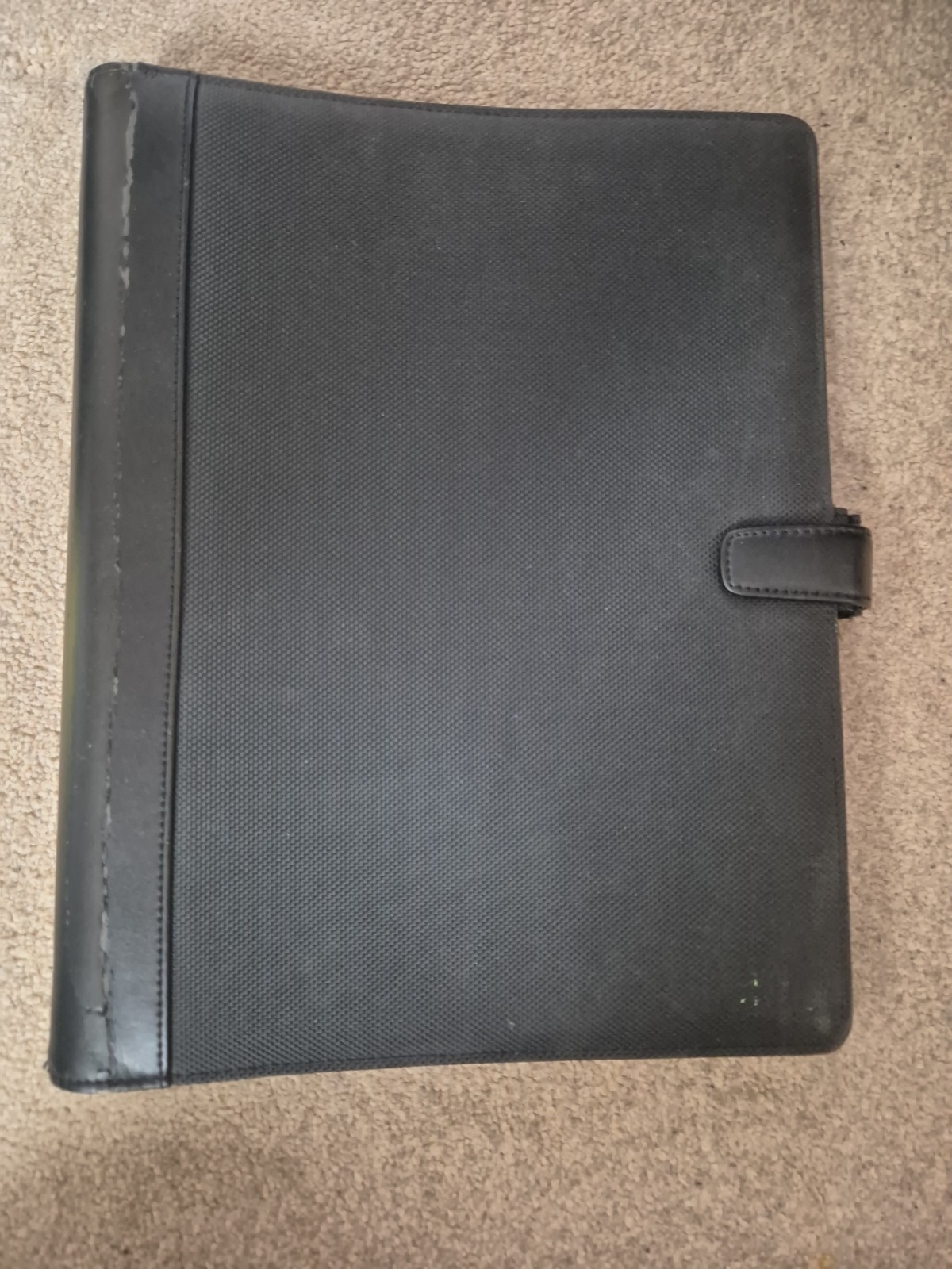 Filofax Logic A4 Large Personal Organiser Black Some Including Inserts