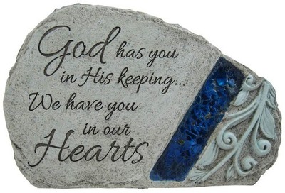 Carson Keeping We Have You Our Hearts Blue 6 5 Inch Standard Functional Memorial