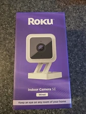 Roku Indoor Camera SE WiFi Connected Smart Home Wired Security Camera
