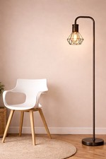 BoostArea Industrial Floor Lamp,Standing Lamp,E26 Socket Antique Bronze 1 Head