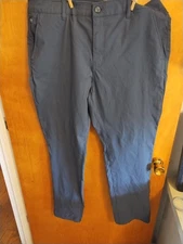 Weatherproof Vintage Men's Regular Fit Stretch Pants. 38 X 32, Charcoal