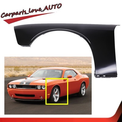 Fender For 2008-2016 2017 Dodge Challenger Front Driver Left Side Primed Steel