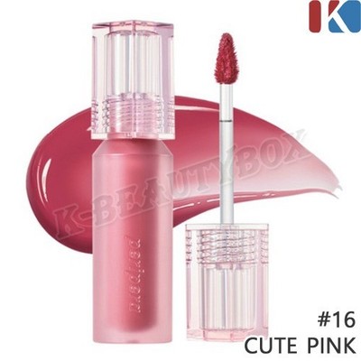 PERIPERA Water Bare Tint 3.7g #16 Cute Pink Moisturizing Vivid Color Lip Tint