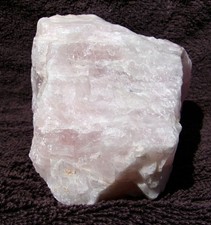 Rose Quartz Rough Light Pink Color 3.07 Lbs. from Brazil 0149 Low Grade
