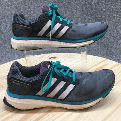 Adidas Shoes Womens 10 Energy Boost Running Sneakers G97559 Gray Multicolor