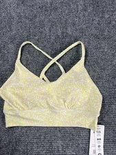 RBX Women’s Padded Strappy Sports Bra Criss Cross Back Support Workout Sz LARGE