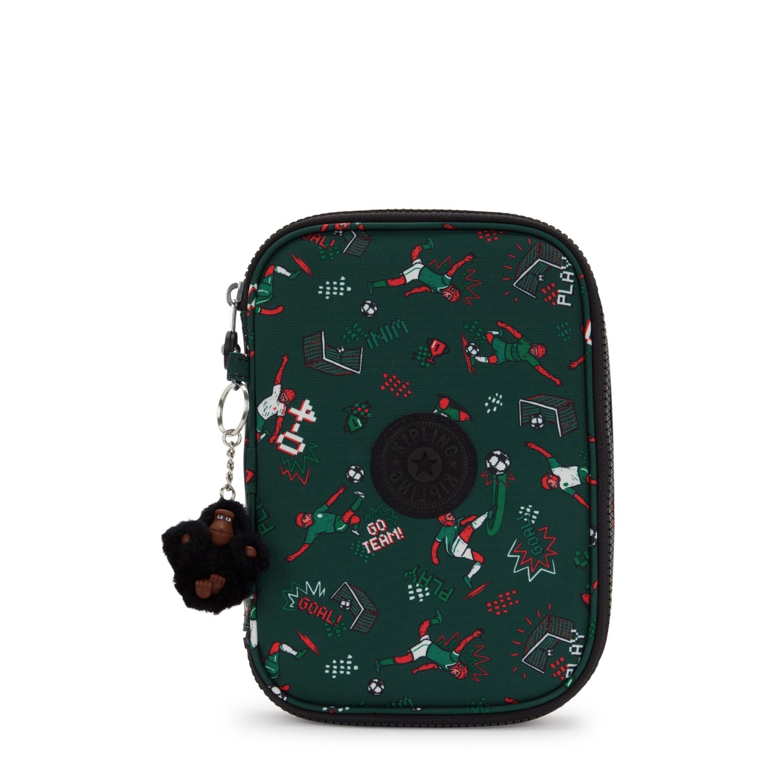 Kipling 100 PENS Pen Case in Soccer Print RRP £44