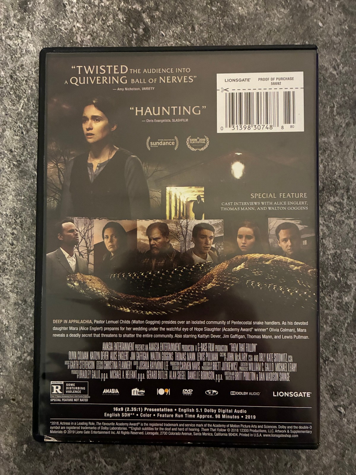 Them That Follow (DVD, 2019)