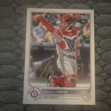 Topps 2022 Series 1 Jonah Heim #230 Texas Rangers MLB Base Set Baseball Card