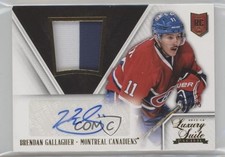 2013-14 Panini Rookie Anthology Prime 13/25 Brendan Gallagher #166 Auto 0o5t