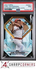 2022 TOPPS DIAMOND GREATS DIE-CUTS #DGDC7 CARL YASTRZEMSKI HOF POP 6 PSA 9