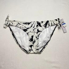 NEW Jag Womens Swim Bottom sz XL White Black Floral Summer