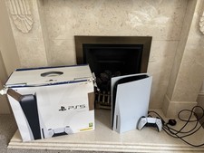 Sony PlayStation 5 825 GB White Disc Console - Great Condition (With Box)