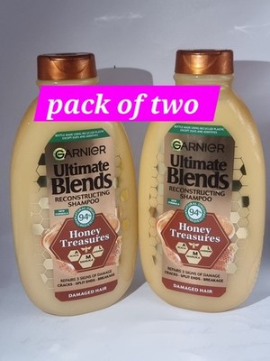 Garnier Ultimate Blends Honey Treasures Shampoo, 400ml (2er Pack) S97/D.GJ/E.JC/4
