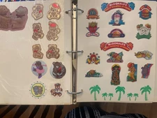 Vintage 1980s Sticker Album Full of Rare, SandyLion, Lisa Frank, Sanrio, Puffy