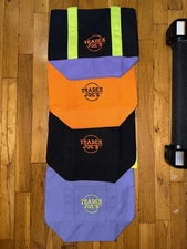 LOT 4 Trader Joe's Mini Canvas Tote Bags - Halloween Limited Edition 